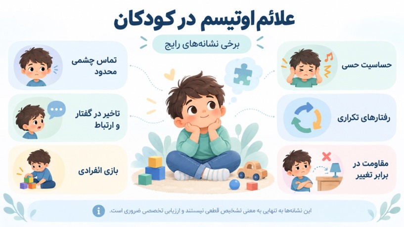 علایم اوتیسم