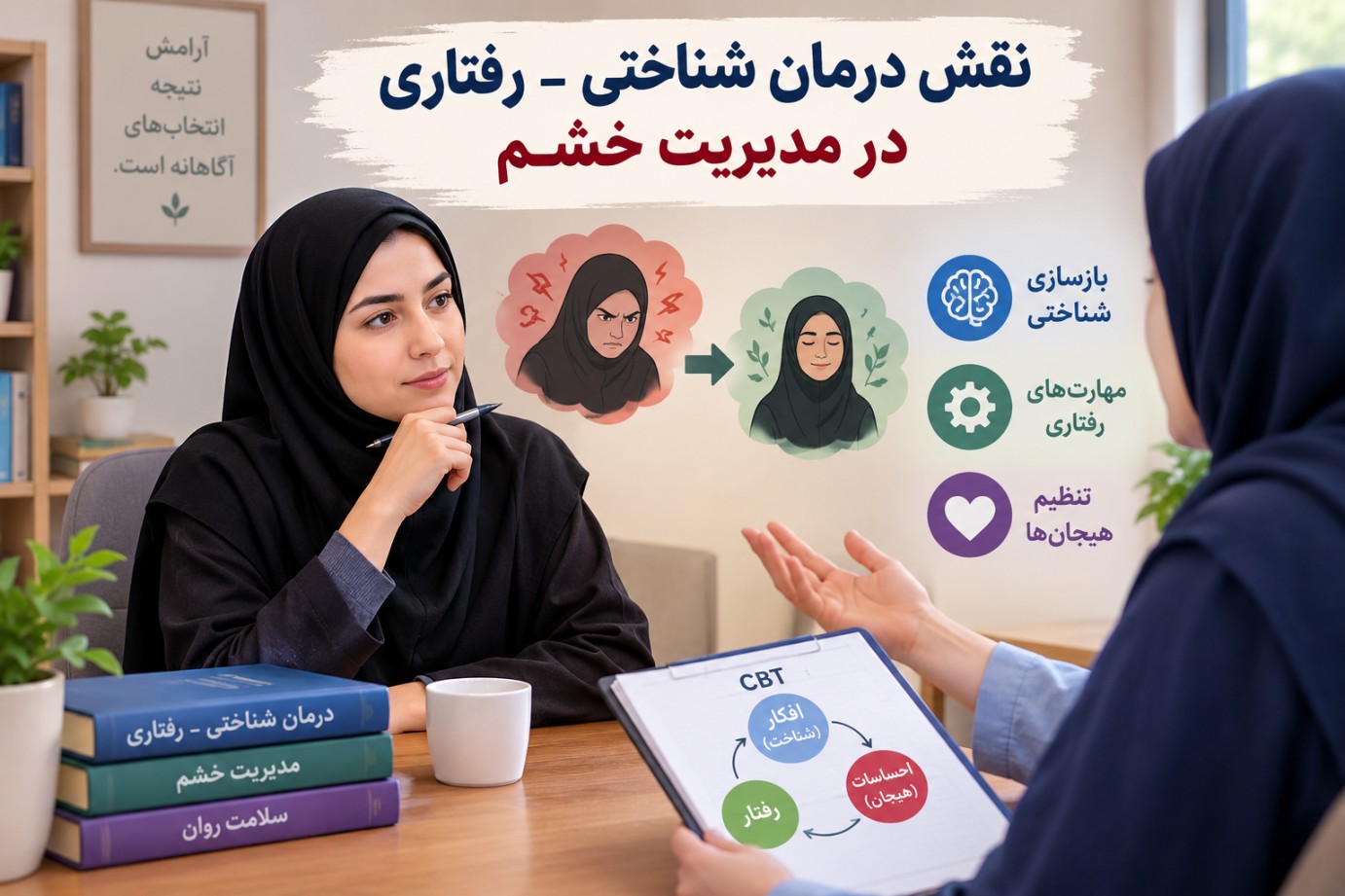 نقش درمان شناختی ـ رفتاری در مدیریت خشم