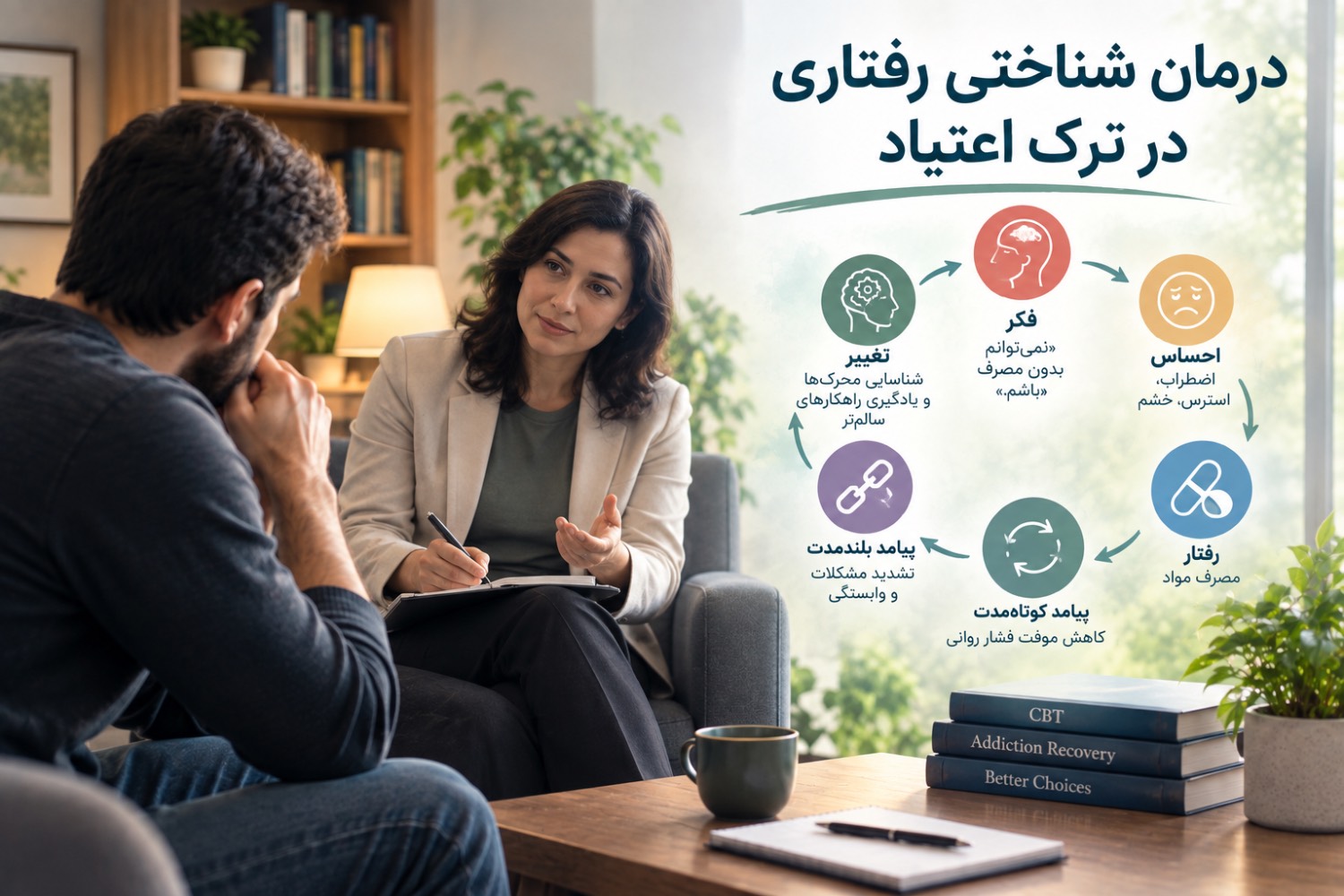 درمان شناختی ـ رفتاری در ترک اعتیاد