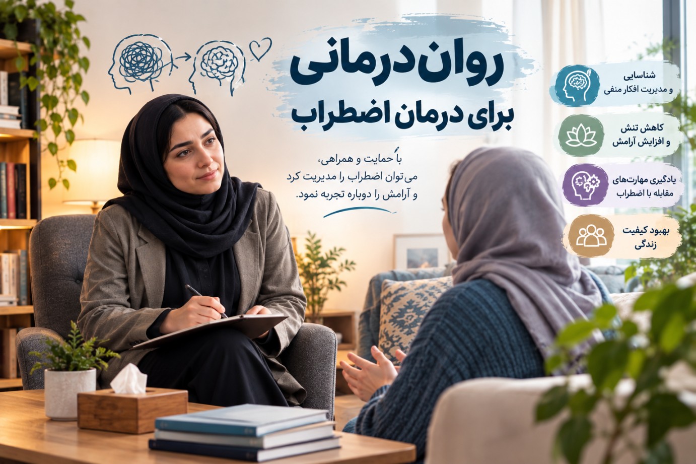 روان‌درمانی برای درمان اضطراب